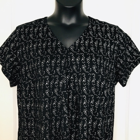 eShakti Stars Print Mini Dress Size 2X - Picture 3 of 12